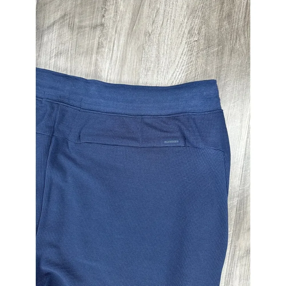 RLX Ralph Lauren Performance Waffle-Knit Jogger Pants Navy NWT — Size 2XL